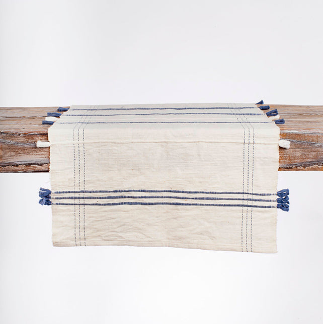 Ribbons Cotton Table Runner Table Runners TriadCommerceInc