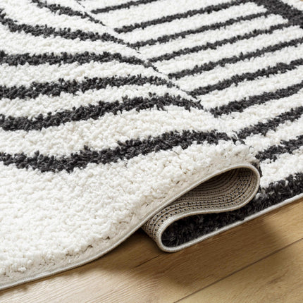 Bauer Plush Black Rainbow Rug - Clearance Rugs TriadCommerceInc