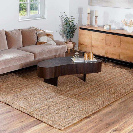 Ambel Beige Jute Rug Rugs TriadCommerceInc