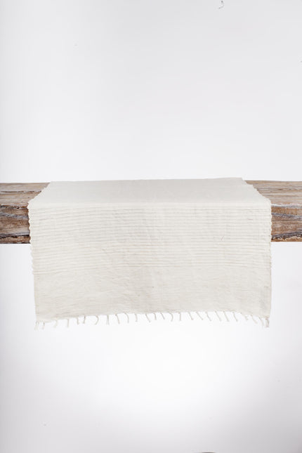 Riviera Cotton Table Runner Table Runners TriadCommerceInc   