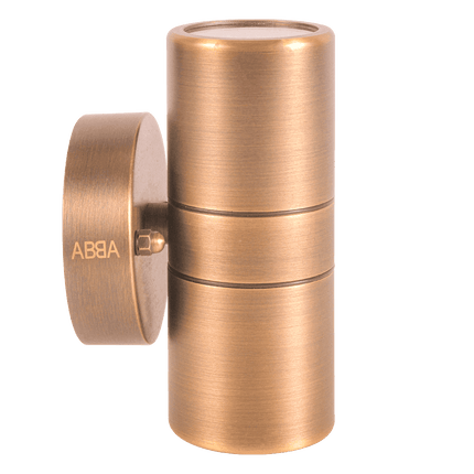 LED Cylinder Up Down Brass Wall Sconce Light Sconce Light TriadCommerceInc