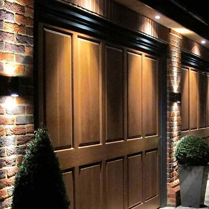 LED Cylinder Up Down Brass Wall Sconce Light Sconce Light TriadCommerceInc