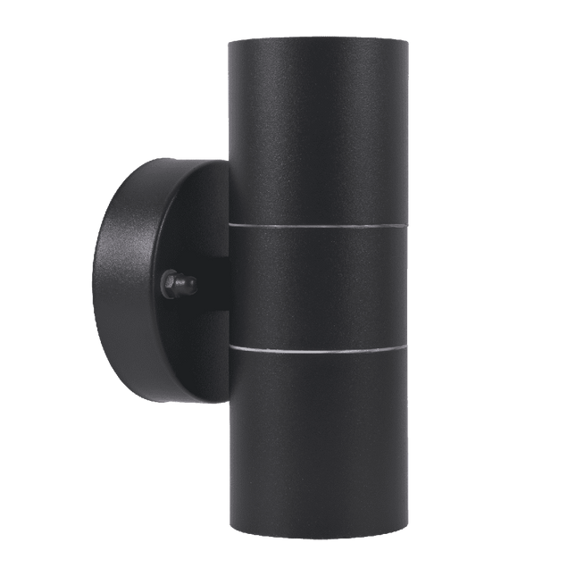 LED Stainless Steel Cylinder Up Down Wall Sconce Light Sconce Light TriadCommerceInc Black None