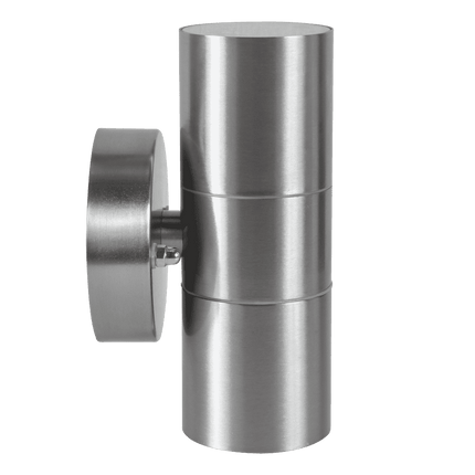 LED Stainless Steel Cylinder Up Down Wall Sconce Light Sconce Light TriadCommerceInc