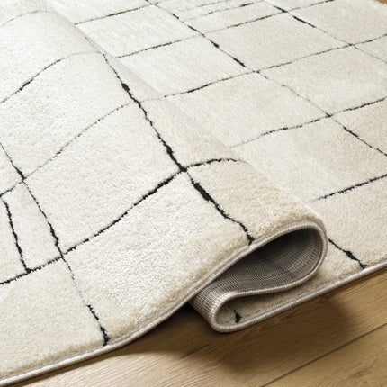 Keanu Black & White Area Rug - Clearance Rugs TriadCommerceInc