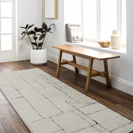 Keats Black & White Area Rug - Clearance Rugs TriadCommerceInc