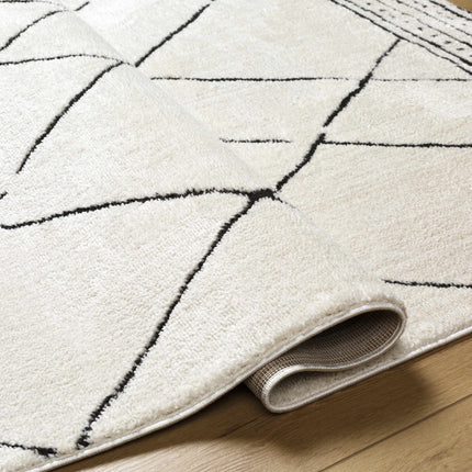 Keone Black & White Area Rug Rugs TriadCommerceInc