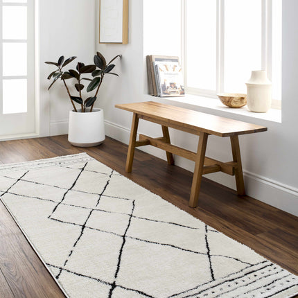 Keone Black & White Area Rug Rugs TriadCommerceInc