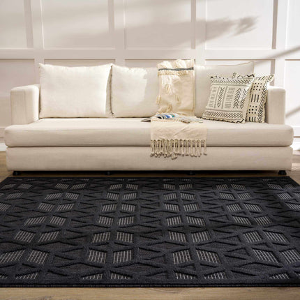 Nuri Black Outdoor Rug Rugs TriadCommerceInc