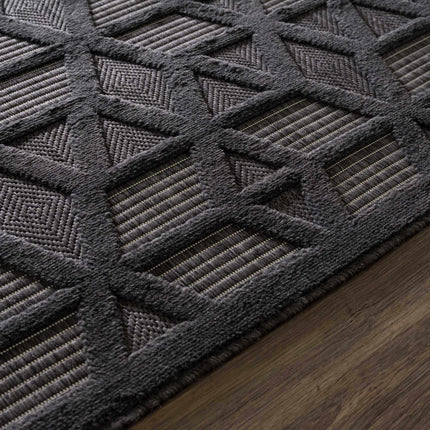 Nuri Black Outdoor Rug Rugs TriadCommerceInc