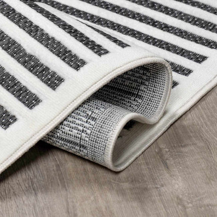 Anah 3D Black Outdoor Rug Rugs TriadCommerceInc