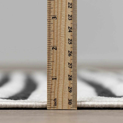 Anah 3D Black Outdoor Rug Rugs TriadCommerceInc