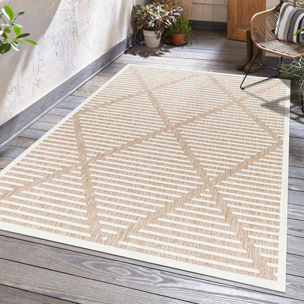 Anah Cream Outdoor Rug Rugs TriadCommerceInc