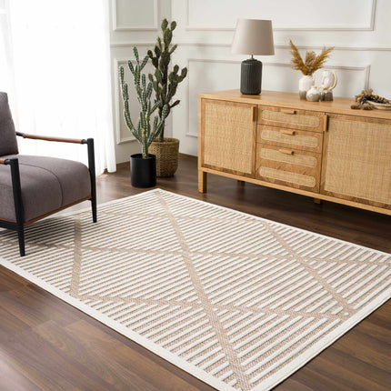 Anah Cream Outdoor Rug Rugs TriadCommerceInc