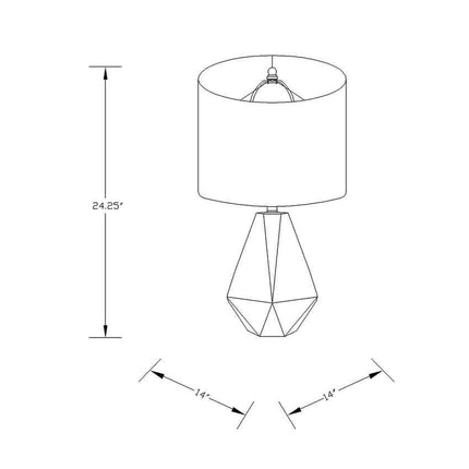 Rrogozhine Modern Table Lamp Home Decor > Lighting > Lamp > Table Lamps TriadCommerceInc