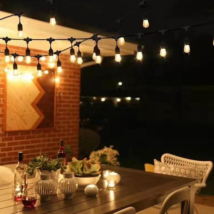 Outdoor LED Bistro String Lights 48 Feet String Lights TriadCommerceInc