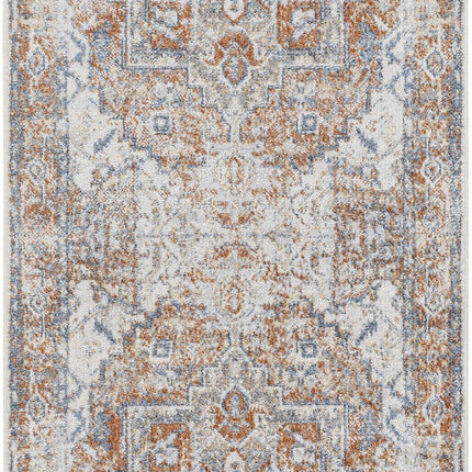 Rust Hera Washable Area Rug - Clearance Rugs TriadCommerceInc