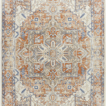 Rust Hera Washable Area Rug - Clearance Rugs TriadCommerceInc