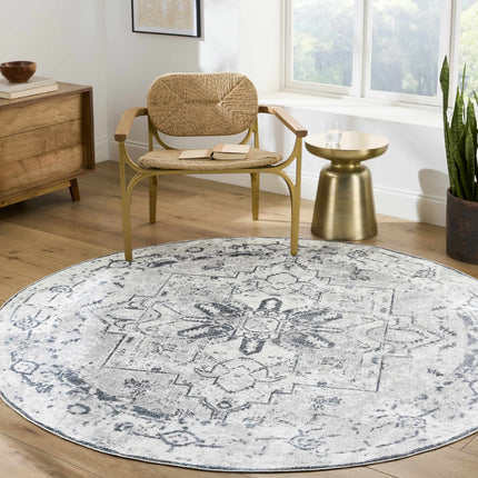 Hera Ivory Flat Pile Washable Rug Rugs TriadCommerceInc