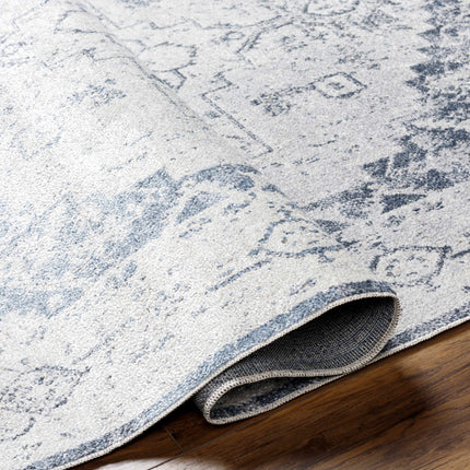 Hera Ivory Flat Pile Washable Rug Rugs TriadCommerceInc
