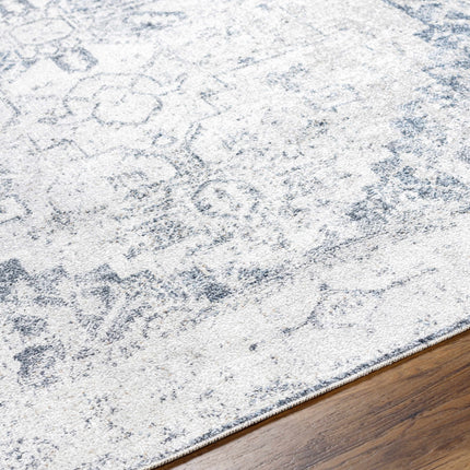 Hera Ivory Flat Pile Washable Rug Rugs TriadCommerceInc