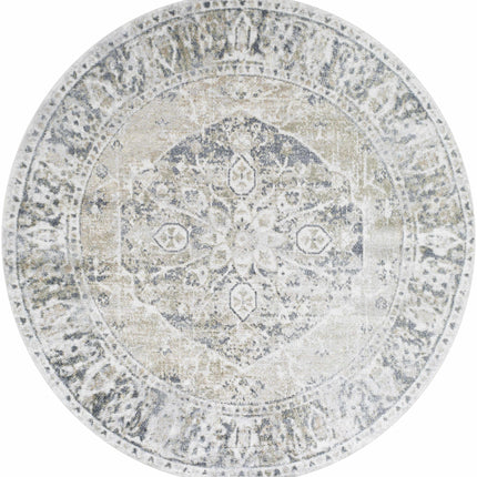 Rudo Beige Flat Pile Washable Rug