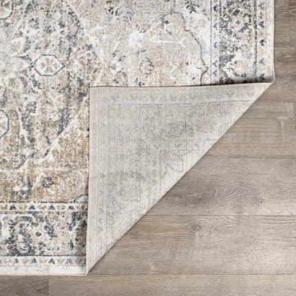 Rudo Beige Flat Pile Washable Rug Rugs TriadCommerceInc