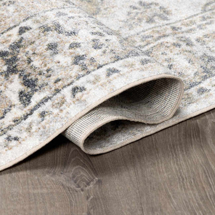 Rudo Beige Flat Pile Washable Rug Rugs TriadCommerceInc