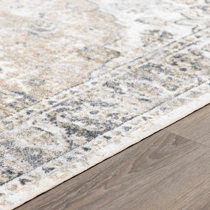 Rudo Beige Flat Pile Washable Rug Rugs TriadCommerceInc