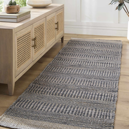 Navy Elle Jute Rug Rugs TriadCommerceInc