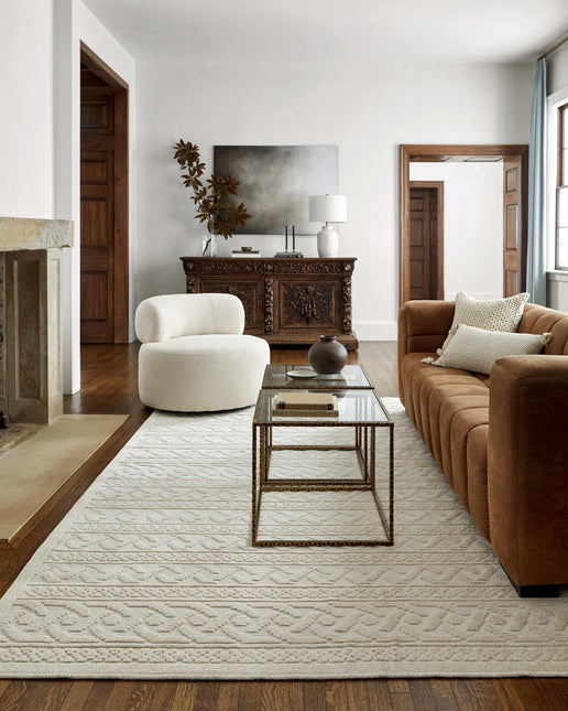 Fadey White 3D Washable Rug Rugs TriadCommerceInc