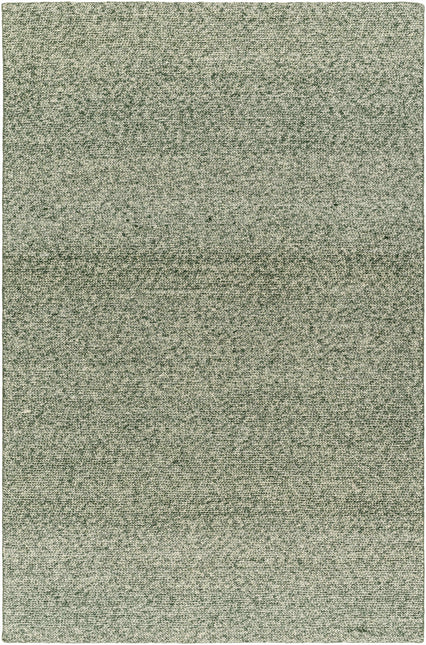 Alyra Green Solid Area Rug Rugs TriadCommerceInc 5' x 7'6" Rectangle