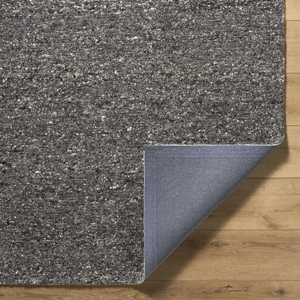 Sevan Black Wool Area Rug Rugs TriadCommerceInc