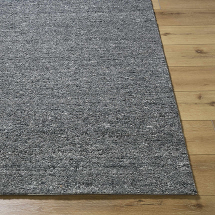 Sevan Charcoal Wool Area Rug Rugs TriadCommerceInc