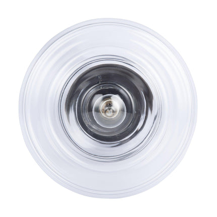 Solaria 1-Light Dark Brown Farmhouse Semi Flush Light Home Decor > Lighting > Ceiling Lights TriadCommerceInc