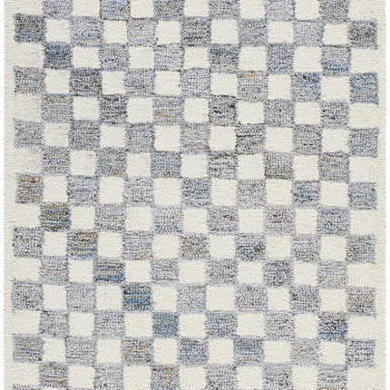 Halen Gray Checkered Area Rug Rugs TriadCommerceInc