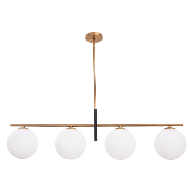Spark Linear 4 Light Chandelier Home Decor > Lighting > Ceiling Lights > Chandelier TriadCommerceInc Golden