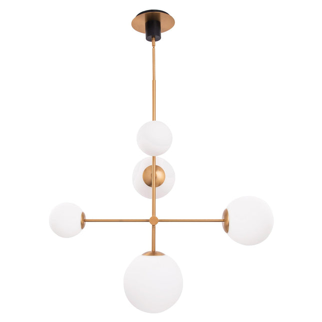 Spark Modern Gold 5 Light Dimmable Chandelier Design Home Decor > Lighting > Ceiling Lights > Chandelier TriadCommerceInc Golden