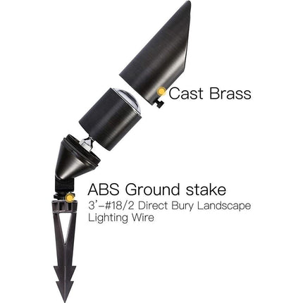 Adjustable LED Outdoor Landscape Spotlight 3W to 12W Spot Light TriadCommerceInc
