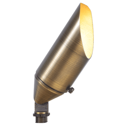 Adjustable LED Outdoor Landscape Spotlight 3W to 12W Spot Light TriadCommerceInc Natural Brass