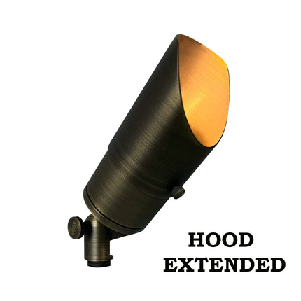 LED Outdoor Adjustable Landscape Spotlight Brass Finish Spot Light TriadCommerceInc
