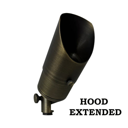 LED Outdoor Adjustable Landscape Spotlight Brass Finish Spot Light TriadCommerceInc
