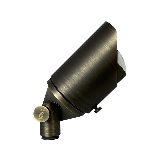 LED Outdoor Adjustable Landscape Spotlight Brass Finish Spot Light TriadCommerceInc Natural Brass None