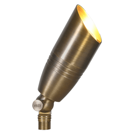 Low Voltage LED Outdoor Landscape Spotlight Brass Spot Light TriadCommerceInc Natural Brass None