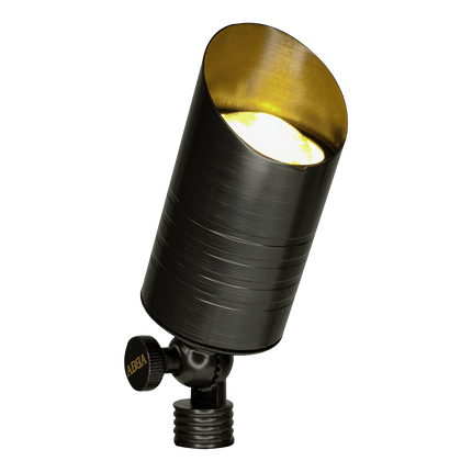 Low Voltage LED Outdoor Spotlight Brass Finish Spot Light TriadCommerceInc Dark Brass None