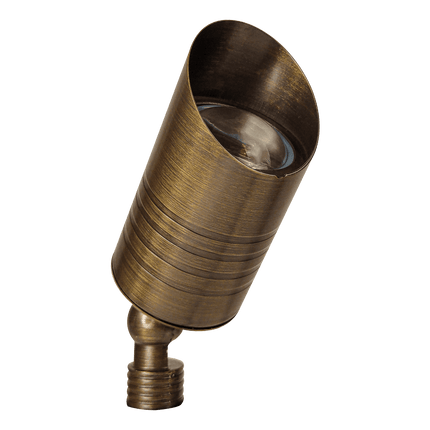 Low Voltage LED Outdoor Spotlight Brass Finish Spot Light TriadCommerceInc