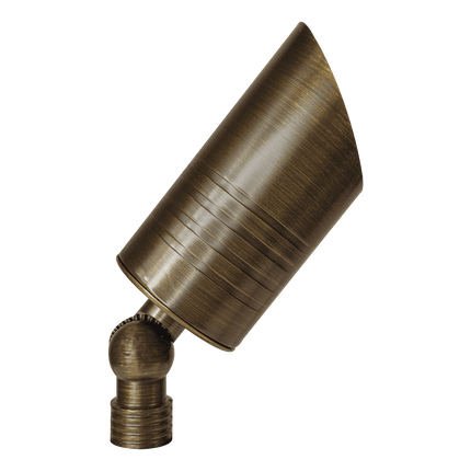 Low Voltage LED Outdoor Spotlight Brass Finish Spot Light TriadCommerceInc
