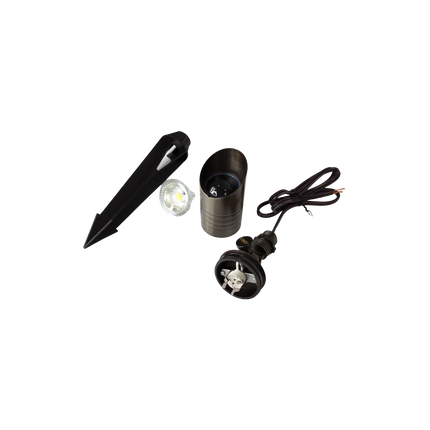 Low Voltage LED Outdoor Spotlight Brass Finish Spot Light TriadCommerceInc