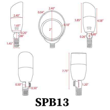 Adjustable LED Outdoor Landscape Spotlight Spot Light TriadCommerceInc