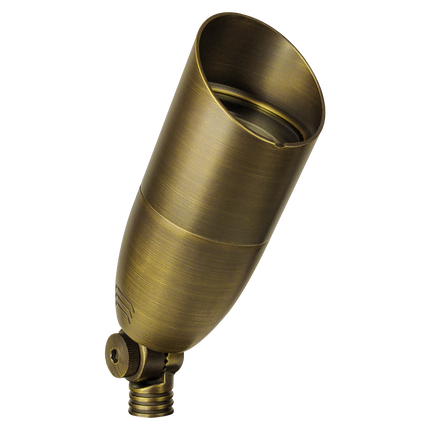 Adjustable LED Outdoor Landscape Spotlight Spot Light TriadCommerceInc Natural Brass